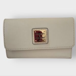Dooney & Bourke Belvedere Flap Wallet – Pebble Leather, Like New